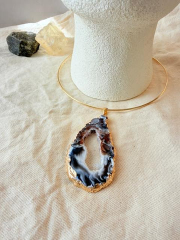 Druzy pendant