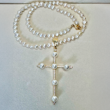 Collar Cruz de Perlas