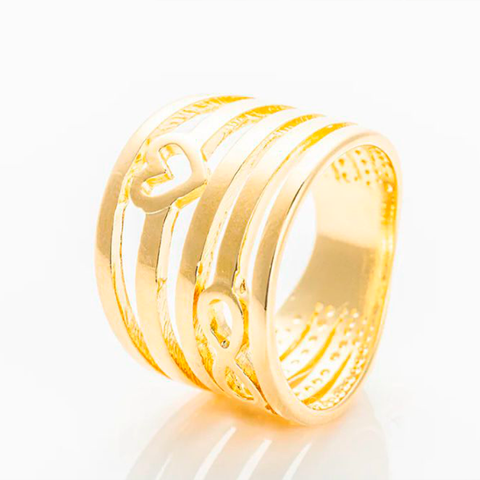 High-Quality Double Coating Gold Filled Ring